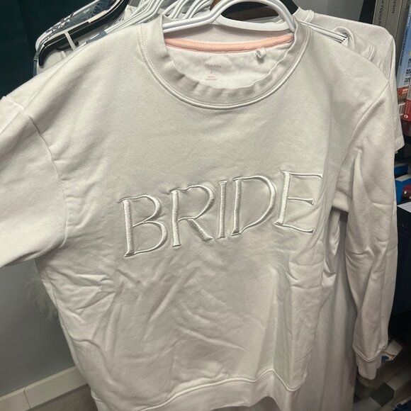 BRIDE Embroidered white crewneck Sweater - Picture 4 of 4